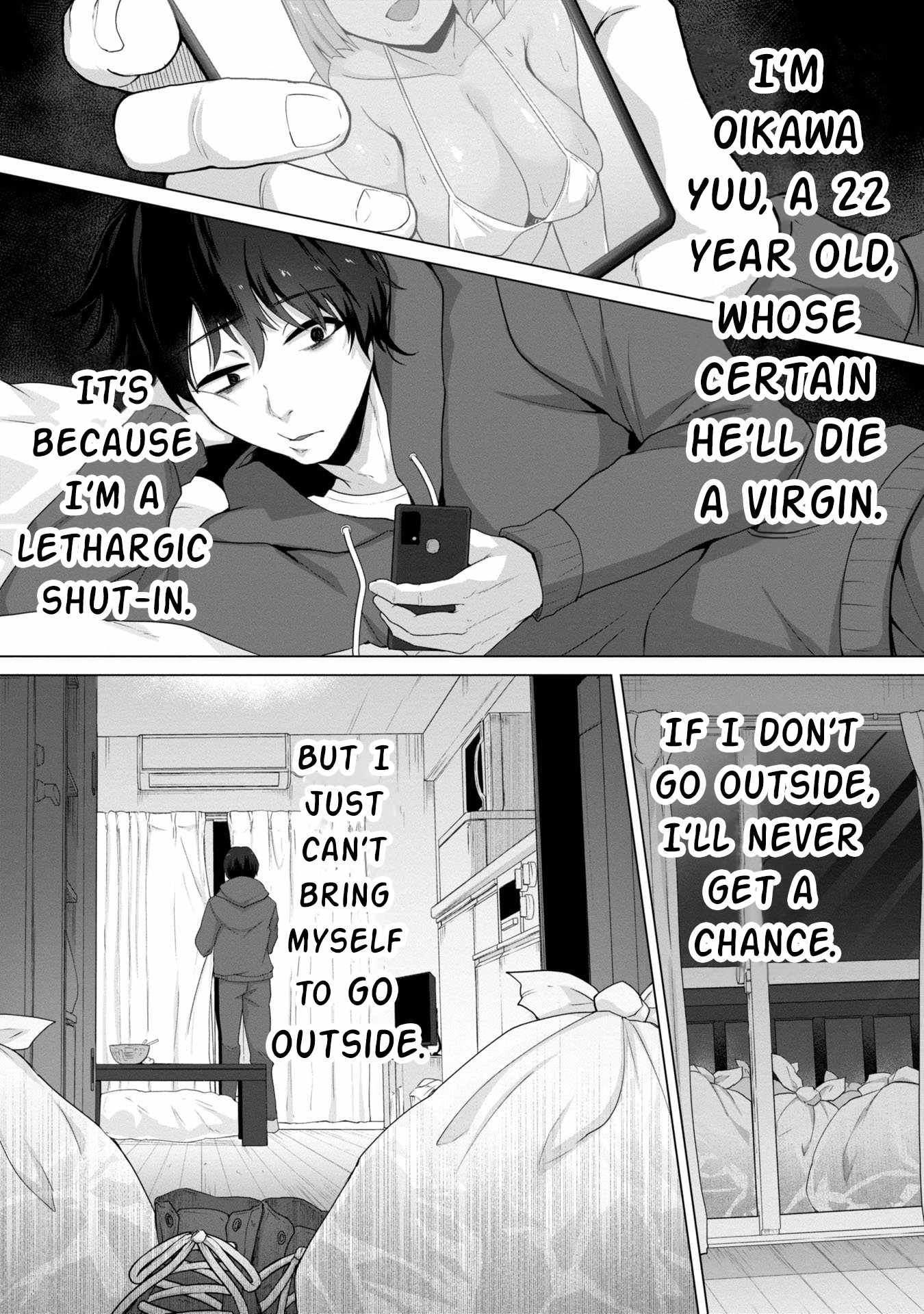 Ore no vaccine dake ga zonbika shita sekai o sukueru Chapter 1 Kissmanga